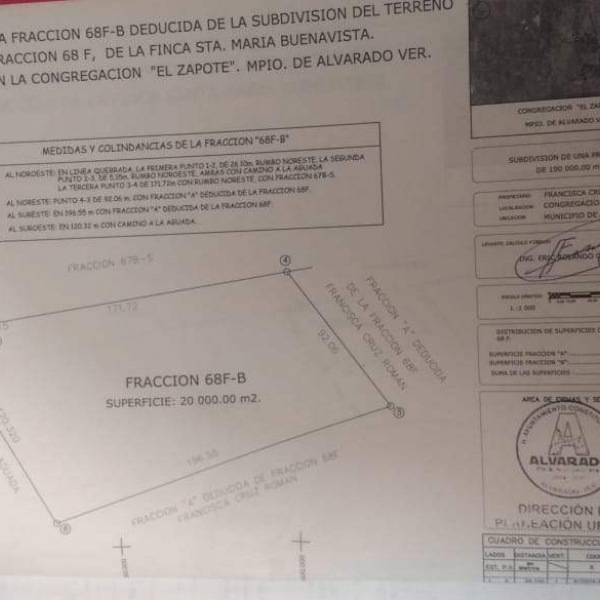 Venta de Terreno en la Congregación El Zapote